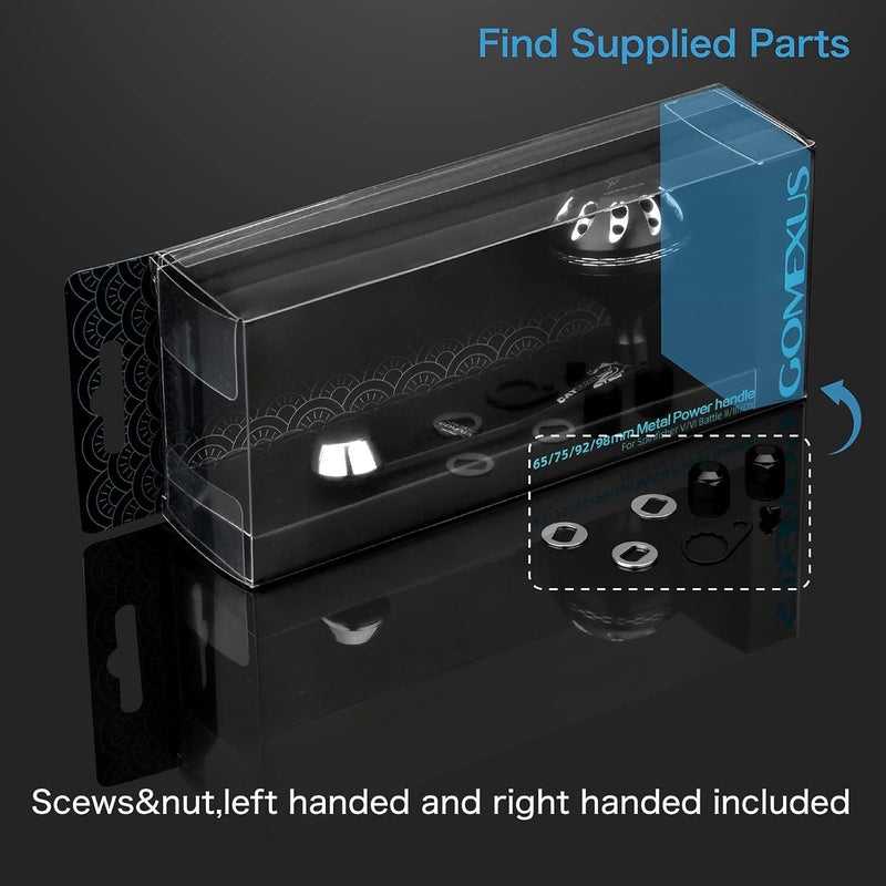 GOMEXUS Power Handle for Abu Garcia Ambassadeur C3/C4/S/SX 5000-7000 Round Fishing Reel Catfish Special - Image 5